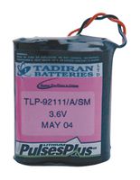 TADIRAN BATTERIES TLP-92111/A/SM Battery, 3.6 V, Lithium, 8.5 Ah, Wire Leads, 1