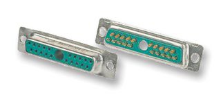 AMPHENOL COMMUNICATIONS SOLUTIONS DB21W1SA00LF Combination Layout D Sub Connector, FCI 680M Series, DB-21W1, Receptacle, 21 Contacts