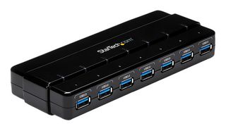 STARTECH ST7300USB3B Hub, USB 3.0, Mains Powered, 5 Gbps, 7 Port, Desktop