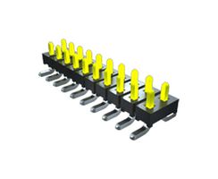 SAMTEC TMM-103-01-L-D-SM-P-TR Pin Header, Board-to-Board, 2 mm, 2 Rows, 6 Contacts, Surface Mount, TMM Series