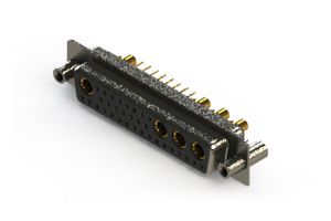 EDAC 628-36W4224-3NC Combination Layout D Sub Connector, 628C Series, DD-36W4, Receptacle, 36 Contacts