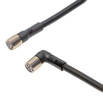 OMRON INDUSTRIAL AUTOMATION XS3W-M8PVC3SS2M Sensor Cable, M8 Plug, M8 Receptacle, 3 Positions, 2 m, 6.6 ft, XS3W Series
