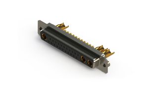 EDAC 628-25W3222-4TA Combination Layout D Sub Connector, 628C Series, DC-25W3, Receptacle, 25 Contacts