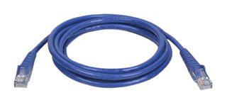 EATON TRIPP LITE N001-014-BL Network Cable, Cat5, RJ45 Plug to RJ45 Plug, 4.27 m, 14 ft, Blue