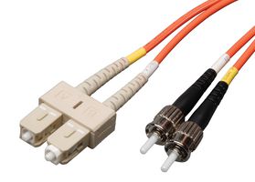 EATON TRIPP LITE N304-025 Network Cable, SC Duplex to ST Duplex, 7.6 m, 25 ft, Orange