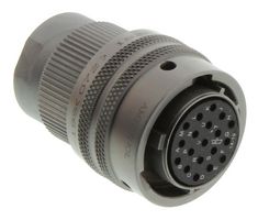 AMPHENOL INDUSTRIAL PT06PG-14-19S(072) Circular Connector, PT Series, MIL-DTL-26482 Series I, Straight Plug, 19 Contacts, Solder Socket