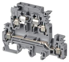 ENTRELEC - TE CONNECTIVITY 1SNA115647R2300 Fused Terminal Block, 6 Positions, 4 mm², Screw, 6.3 A