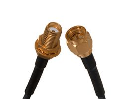 JOHNSON - CINCH CONNECTIVITY 415-0205-MM75 RF / Coaxial Cable Assembly, 3 ", 75 mm, RG174, SMA Bulkhead Jack, SMA Straight Plug
