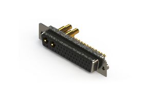 EDAC 628-43W2622-5NA Combination Layout D Sub Connector, 628C Series, DD-43W2, Receptacle, 43 Contacts