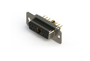 EDAC 628-11W1624-4T1 Combination Layout D Sub Connector, 628C Series, DA-11W1, Receptacle, 11 Contacts
