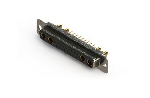 EDAC 628-21W4624-2T1 Combination Layout D Sub Connector, 628C Series, DC-21W4, Receptacle, 21 Contacts