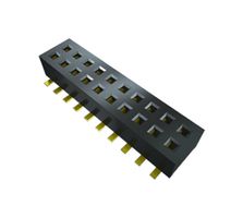 SAMTEC CLP-105-02-F-D-K-TR PCB Receptacle, Board-to-Board, 1.27 mm, 2 Rows, 10 Contacts, Surface Mount, CLP Series