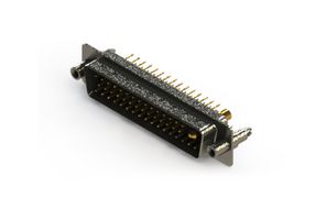 EDAC 627-47W1624-4T6 Combination Layout D Sub Connector, 627C Series, DD-47W1, Plug, 47 Contacts, 46 Signal, 1 Power