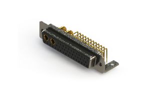 EDAC 630-43W2240-2NC Combination Layout D Sub Connector, 630C Series, DD-43W2, Receptacle, 43 Contacts
