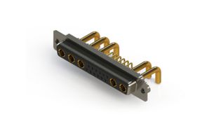 EDAC 630-17W5250-3NA Combination Layout D Sub Connector, 630C Series, DC-17W5, Receptacle, 17 Contacts