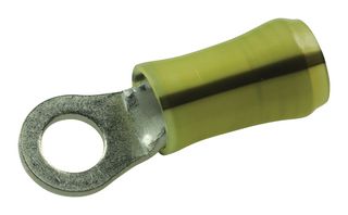 AMP - TE CONNECTIVITY 2-34805-1 Ring Tongue Terminal, M5, #10, 14 AWG, 2 mm², PIDG Series, Black, Yellow