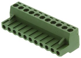 MULTICOMP PRO MCTC-10C11 Pluggable Terminal Block, 5 mm, 11 Positions, 24 AWG, 12 AWG, Screw