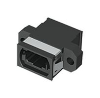 SAMTEC OPA-S-1-F Fiber Optic Adapter, Simplex, MTP, MTP, PEI (Polyetherimide) Body, Straight Panel Adapter