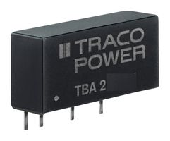 TRACO POWER TBA 2-2423 Isolated Through Hole DC/DC Converter, ITE, SIP, 1:1, 2 W, 2 Output, 15 V