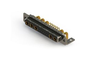 EDAC 630-17W5240-2TC Combination Layout D Sub Connector, 630C Series, DC-17W5, Receptacle, 17 Contacts