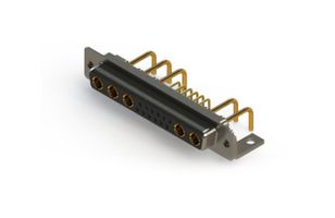 EDAC 630-17W5250-1T4 Combination Layout D Sub Connector, 630C Series, DC-17W5, Receptacle, 17 Contacts
