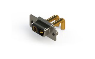 EDAC 630-2WK2650-4N2 Combination Layout D Sub Connector, 630C Series, DE-2WK2, Receptacle, 2 Contacts, 2 Power, Solder