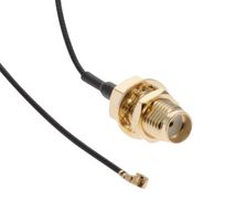 PULSE ELECTRONICS W9011M RF / Coaxial Cable Assembly, 11 ", 280 mm, 1.13mm, U.FL Right Angle Plug, SMA Jack