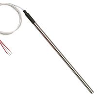 OMEGA PRTFCU-10-2-100-1/4-9-E RTD Sensor, Probe, Class B, -50 °C, 260 °C, 100 ohm, Platinum