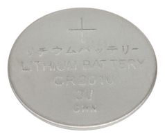 PANASONIC BATTERIES COMP-30 Battery, 3 V, 20.32mm Coin Cell, Lithium Manganese Dioxide, 75 mAh, Pressure Contact, 1