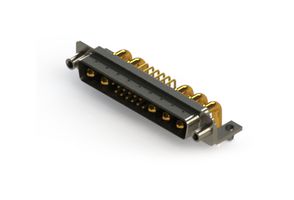 EDAC 629-17W5640-4TD Combination Layout D Sub Connector, 629C Series, DC-17W5, Plug, 17 Contacts, 12 Signal, 5 Power