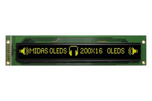 MIDAS DISPLAYS MCOB200016AV-YP