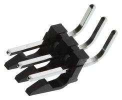 MOLEX 26-48-1036 Pin Header, Wire-to-Board, 3.96 mm, 1 Rows, 3 Contacts, Through Hole Right Angle