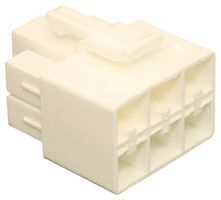 MOLEX 35151-0610 Connector Housing, Natural, VersaBlade 35151 Series, Plug, 6 Positions, 7.3 mm