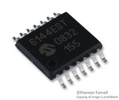 MICROCHIP MCP6144-E/ST Operational Amplifier, Quad, 4 Channels, 100 kHz, 0.024 V/µs, 1.4V to 6V, TSSOP, 14 Pins