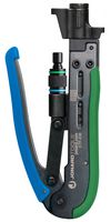 JONARD TOOLS CTF-230 Crimp Tool, Hand, Jonard Short and Long Style F Connectors, RG11 Connectors