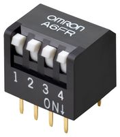 ARATAS A6FR-6101 DIP / SIP Switch, 6 Circuits, Piano Key, Through Hole, SPST-NO, 24 V, 25 mA