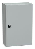 SCHNEIDER ELECTRIC NSYS3D6420P Metal Enclosure, SpacialS3D/IP66, Electrical / Industrial, Steel, 600 mm, 400 mm, 200 mm, IP66