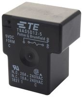 TE CONNECTIVITY - SCHRACK T9AS5D12-5 Power Relay, SPDT, 5 VDC, 20 A, T9A Series, Through Hole, Non Latching