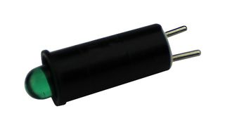 VCC / VISUAL COMMUNICATIONS COMPANY 905-NWG120-O LED Panel Mount Indicator, Green, 120 VAC, 7.37 mm, 3.5 mA, 6.5 cd