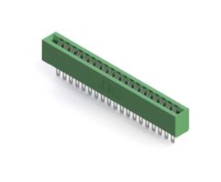EDAC 306-019-400-101 Card Edge Connector, Single Side, 1.57 mm, 19 Contacts, Panel Mount, Straight