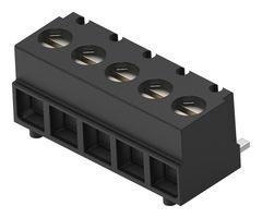 TE CONNECTIVITY 2383945-5 Wire-To-Board Terminal Block, 3.81 mm, 5 Positions, 28 AWG, 16 AWG, 1.31 mm², Screw
