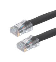 L-COM TRD524HF-BLK-250F Ethernet Cable, Cat5e, RJ45 Plug to RJ45 Plug, UTP (Unshielded Twisted Pair), Black, 76.2 m