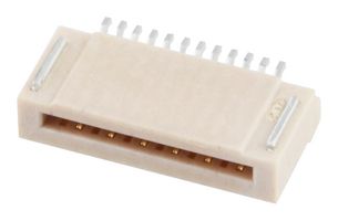 MOLEX 51281-1198 FFC / FPC Board Connector, 0.5 mm, 11 Contacts, Easy-On 51281 Series, Solder, Top, Bottom, 1 Row