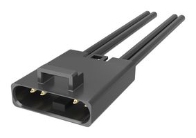 AMPHENOL COMMUNICATIONS SOLUTIONS FLHA4P008C0 Cable Assembly, Mini, Wire to Board Receptacle to Free End, 4 Positions, 2.5 mm, 1 Row, 3 m