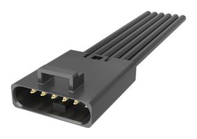 AMPHENOL COMMUNICATIONS SOLUTIONS FLHA6P008A0 Cable Assembly, Mini, Wire to Board Receptacle to Free End, 6 Positions, 2.5 mm, 1 Row, 1 m, 3.3 ft