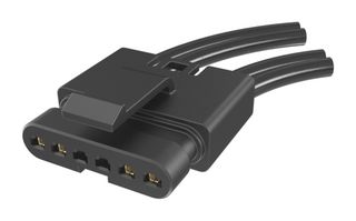 AMPHENOL COMMUNICATIONS SOLUTIONS FLHG4C008A0 Cable Assembly, Mini, Wire to Board Plug to Wire to Board Plug, 4 Positions, 2.5 mm, 1 Row, 1 m