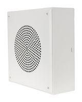 QUAM NICHOLS SYSTEM 6 VP Loudspeaker, Surface Mount, White, 16W-25/70V, Steel Baffle