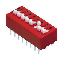 GRAYHILL 78HJ04GWT DIP / SIP Switch, 4 Circuits, Slide, Surface Mount, SPDT, 30 V, 150 mA