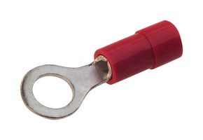 MOLEX 19057-0030 Ring Tongue Terminal, M4, #8, 18 AWG, 1.5 mm², Avikrimp 19057 Series, Red