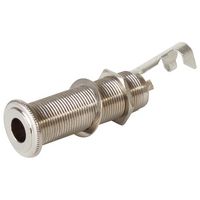 SWITCHCRAFT/CONXALL 152B Phone Audio Connector, Jack, Panel Mount, Nickel Plated Contacts, Brass Body